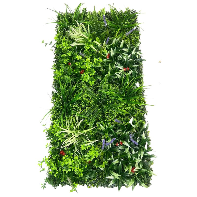 Artificial Plant Wall Wholesale Cross-Border 50*100cm Mall Entrance Decorative Background Wall Artificial Fake Grass Greenery