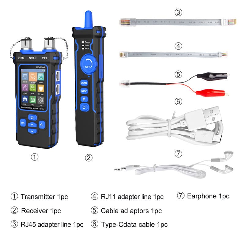 Cross-border Supply 8508 Export Version Network Cable Tester