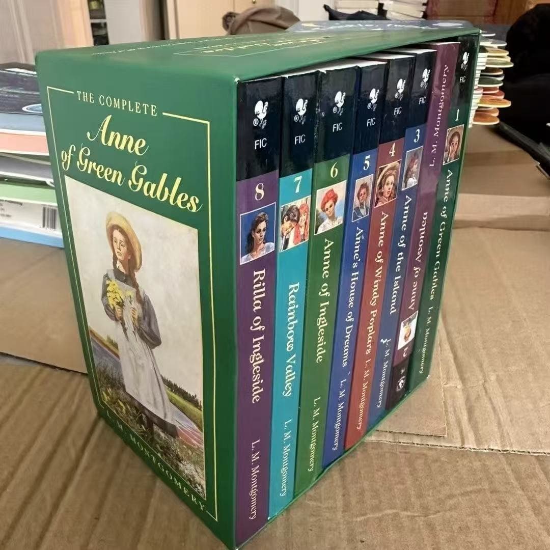 Anne of Green Gables Complete Series 8 Books English Original Novels