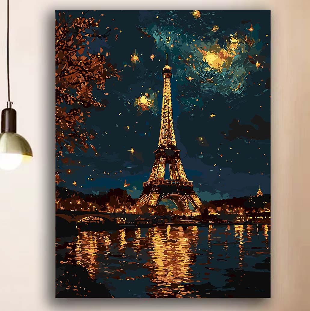 Manufacturer Wholesale Digital Oil Painting DIY Hand-Painted Coloring Pictures Cartoon Beautiful Floral Scenery Decorative Paintings