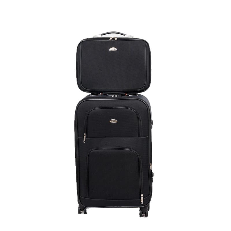 28-inch Large Capacity Canvas Luggage Travel Suitcase Durable Trolley Case with Universal Wheels 24-inch Password Suitcase