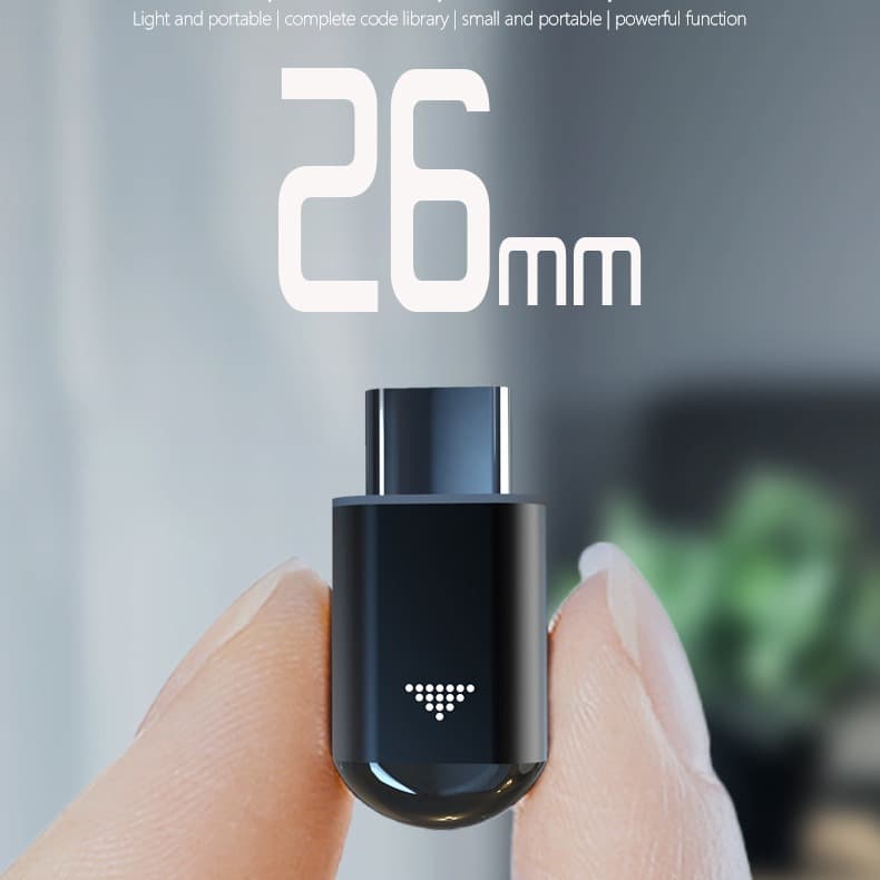 Mini Smart Infrared Emitter 3-in-1 Short Remote Control for Android iOS Universal Original