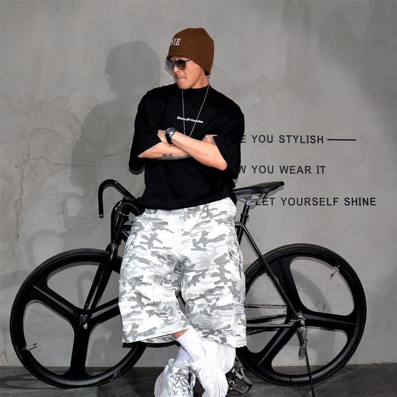 Original Heavyweight 350g Pure Cotton Vibe Loose Short Sleeve T-Shirt Men Oversize Streetwear T-Shirt