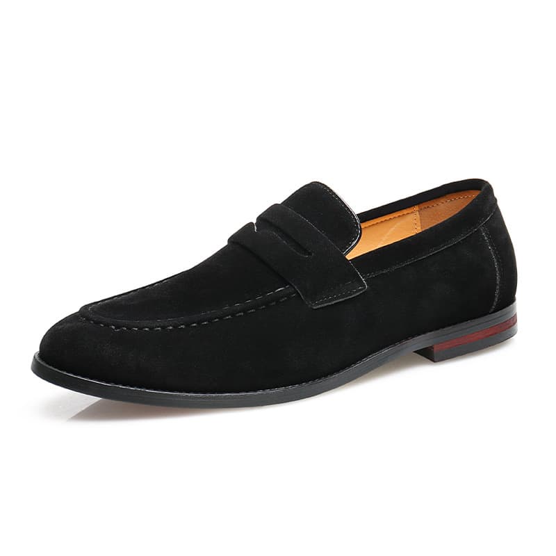 206-2 Solid Color Loafers - British Versatile Loafers Slip-On Casual Driving Shoes for Cross-Border