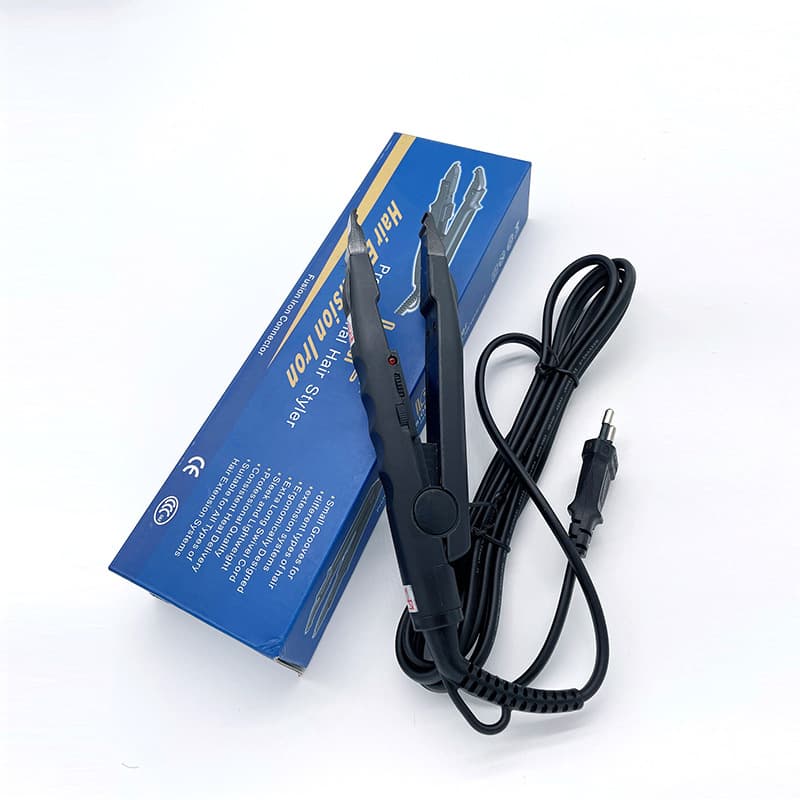 Hair Extension Tool Ptc Hair Extension Heater Heating Pliers 611 Temperature-Adjustable Concave-Convex Head Rapid Heating