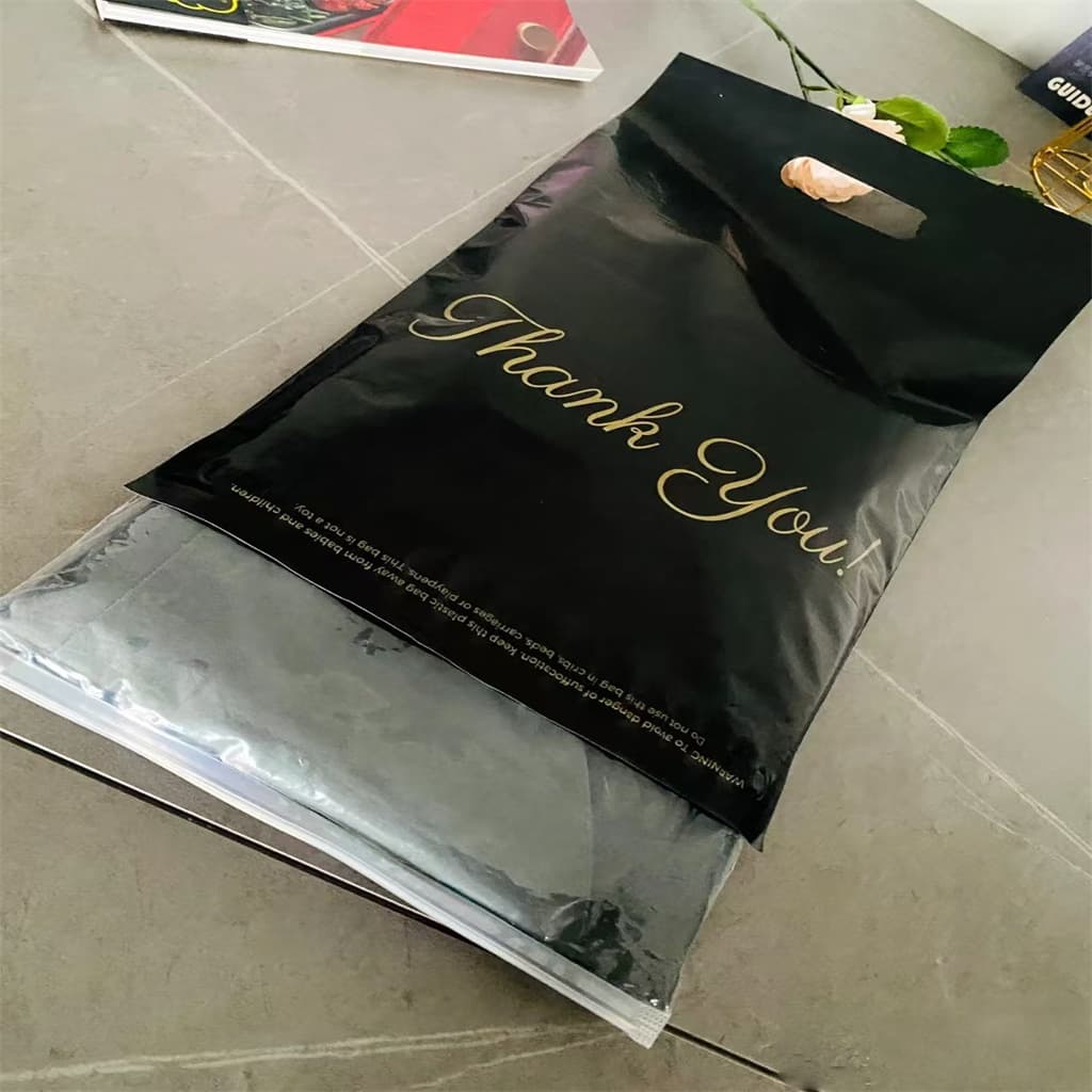 High-value pink tote bag, airplane box packing bag, colorful tamper-evident bag, clothing packaging bag, waterproof bag