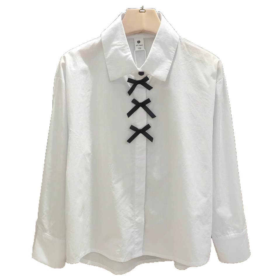 Школьн форм 2026 New Style Shirt for Middle and Large Children, Evening Outfit, Student White Shirt