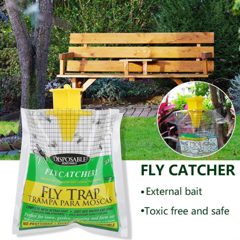 Fly trap, fly cage, fly bag, fly catcher, fly bag