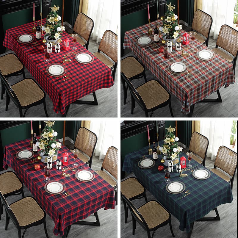 Amazon American Holiday Table Mat Tablecloth Home TV Cabinet Decorative Cover Towel Christmas Tablecloth Wholesale