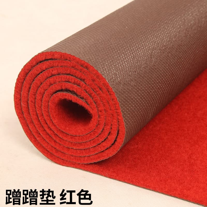 Thickened Red Carpet Commercial Long-Term Anti-Slip Welcome Stage Exhibition Large Area Full Coverage