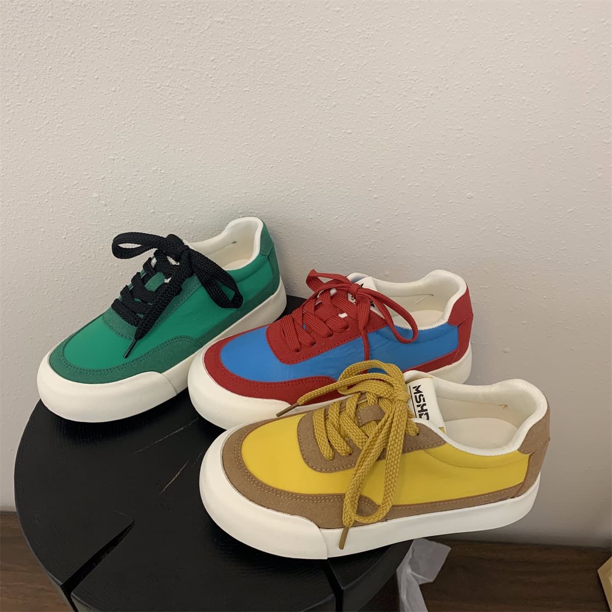 6638 Color Block 2025 New Chic Casual Versatile German Training Shoes, Women's Sneakers, Dropshipping 2026 New Cross-Border Qualification