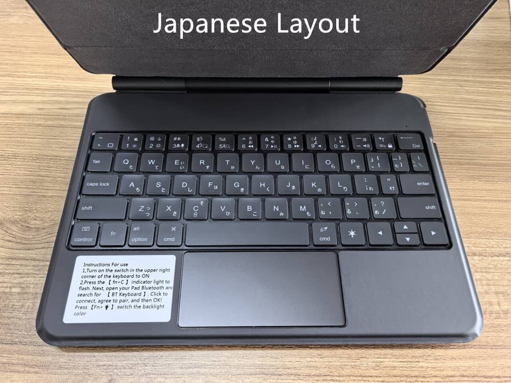 Magic Keyboard Compatible with Xiaomi Mi Pad 8 Pro/6/7 Smart Keyboard Set (Arabic, Spanish, German, Korean, French, Russian)