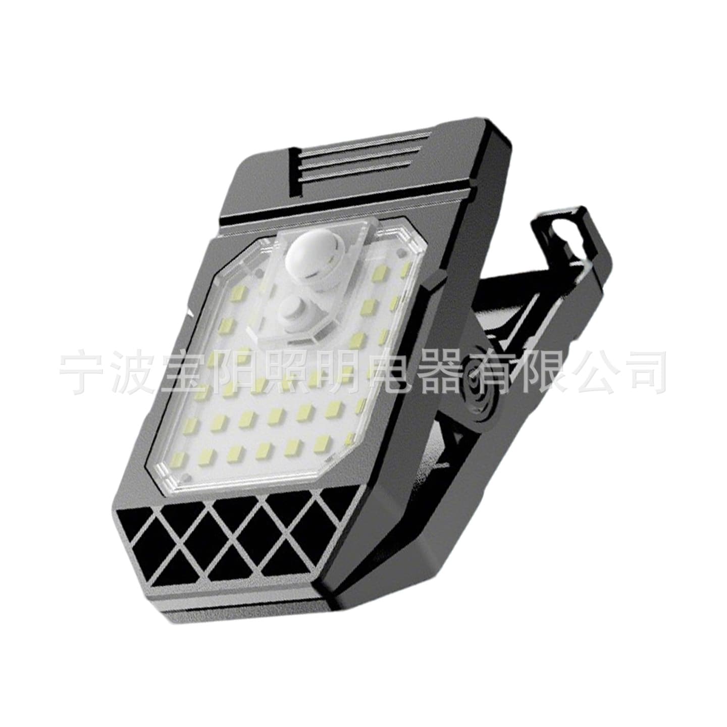 Solar Clip Light with Motion Sensor, Portable Waterproof Outdoor Wall Light, Custom