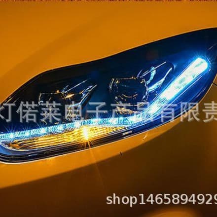 Compatible with Ford Focus Headlight Fog Light HID Xenon Headlamp LED Daytime Running Light 2012~2014
