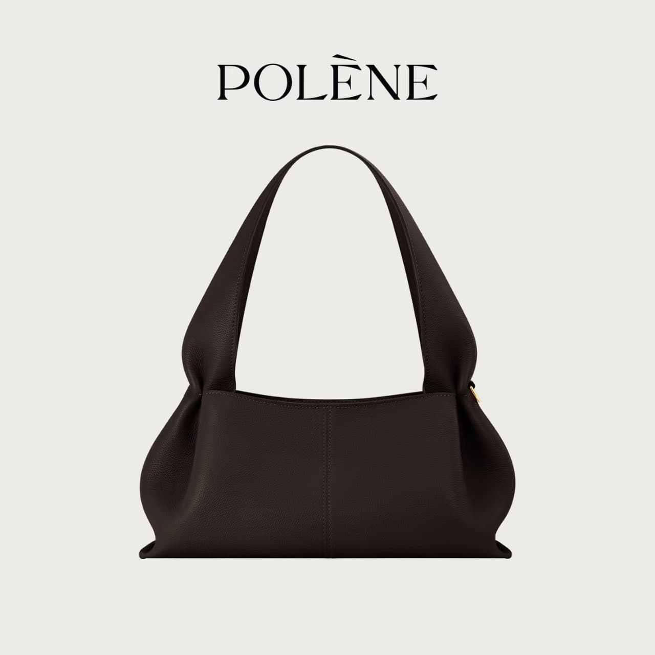 Polene Cloud Bag, a niche dumpling bag, 2026 new French and European retro style, handbag, shoulder bag, underarm bag.