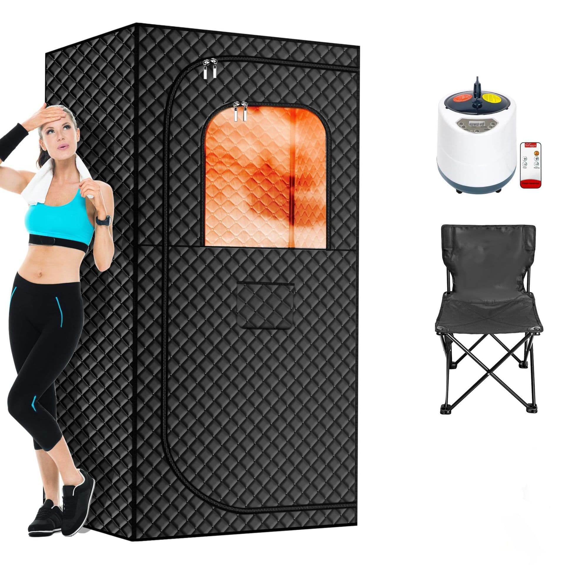 Amazon North America Hot Selling Sauna Box Cross-Border Home Full Body Folding Portable Sweat Sauna Room