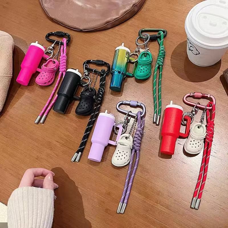 Detachable Stanley keychain, Stanley Mother's Day thermos flask charm, Mother's Day mini bag charm