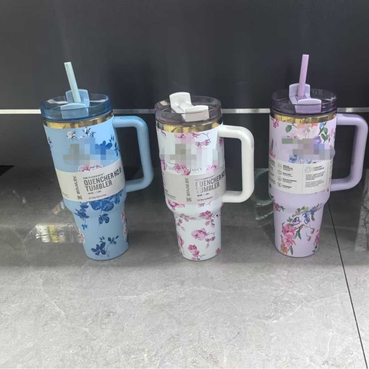 Cross-border Amazon Custom Same Style Blossom Edition 2nd Gen 403020OZ Insulated Tumbler Car Cup Thermos