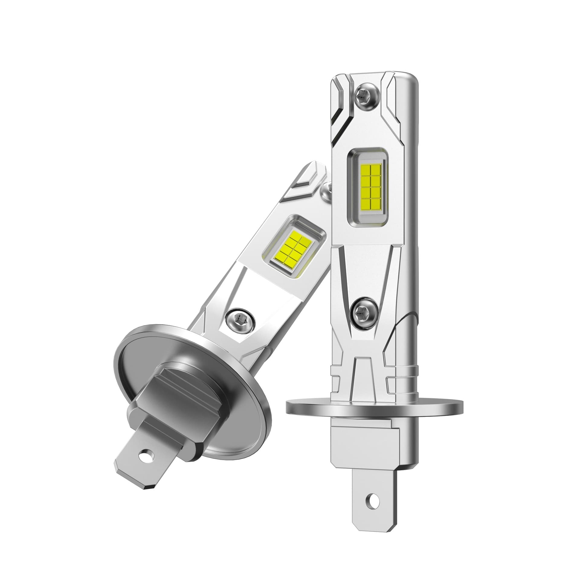 H1 Cross-border Hot Selling Source Factory Headlight High Brightness LED Car Light Direct Plug H1 Bulb White Light 6000K