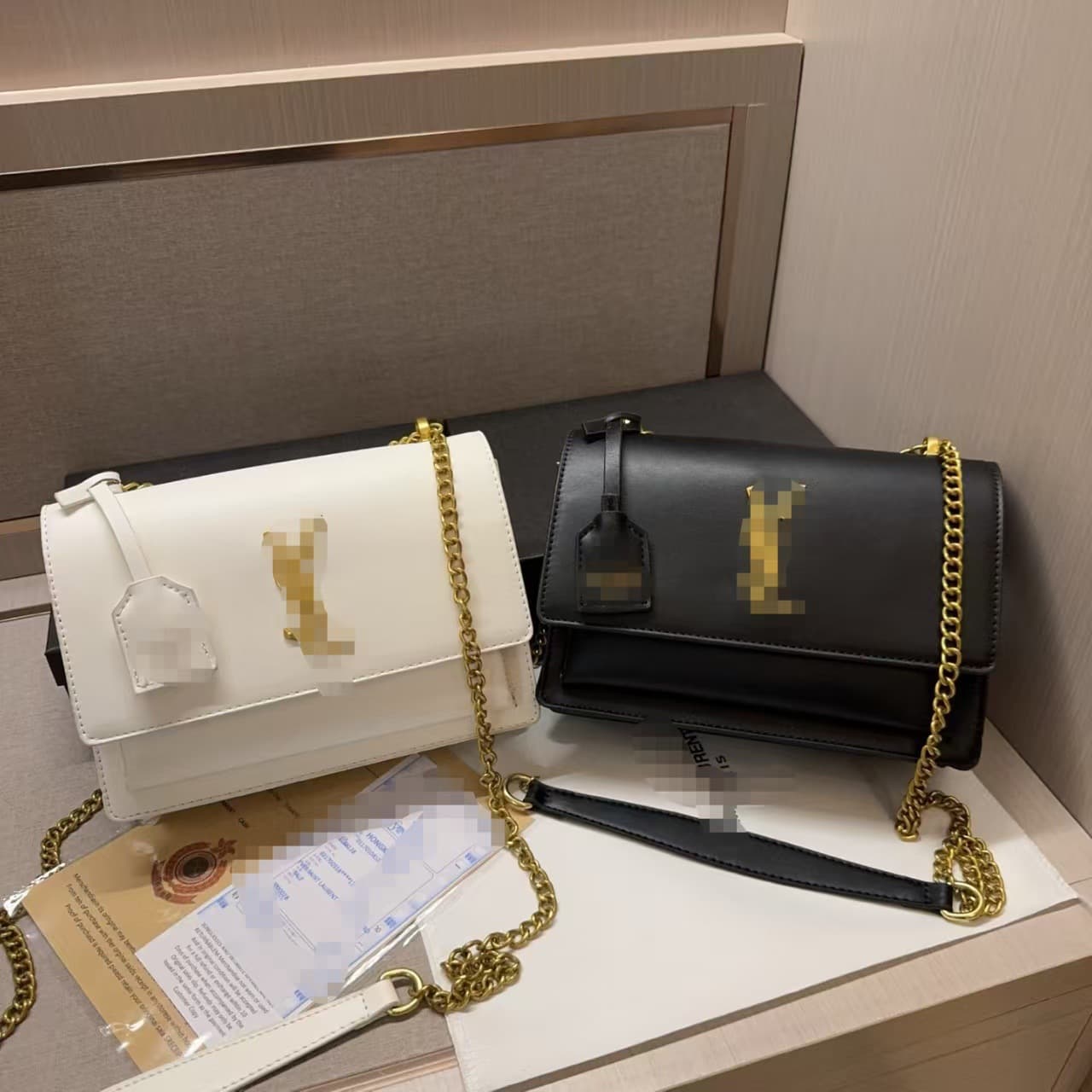 Cross-border trade, Yangshulin style women's bag, 2025 new fashion high-end chain shoulder bag/crossbody bag, box wholesale.