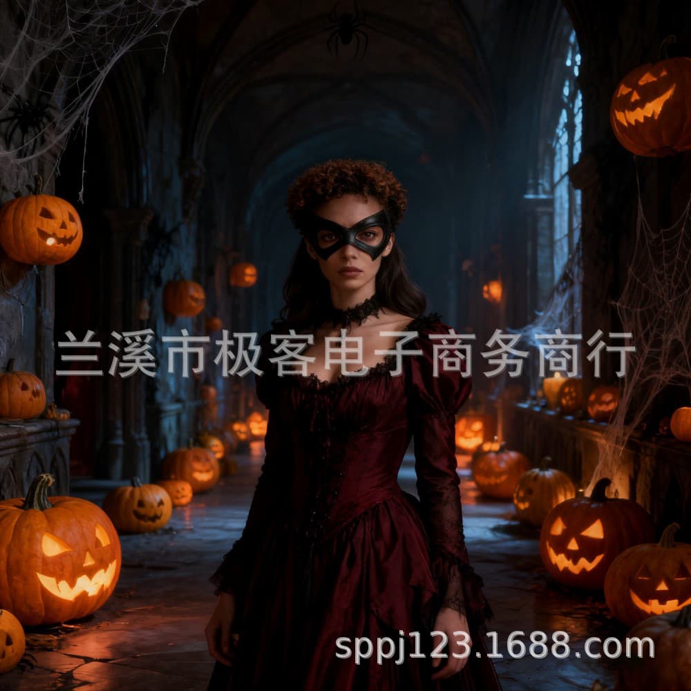 SM Fashion Leather Black Nightclub Masquerade Mask Exaggerated Halloween Fancy Dress Party Eye Mask European and American Style