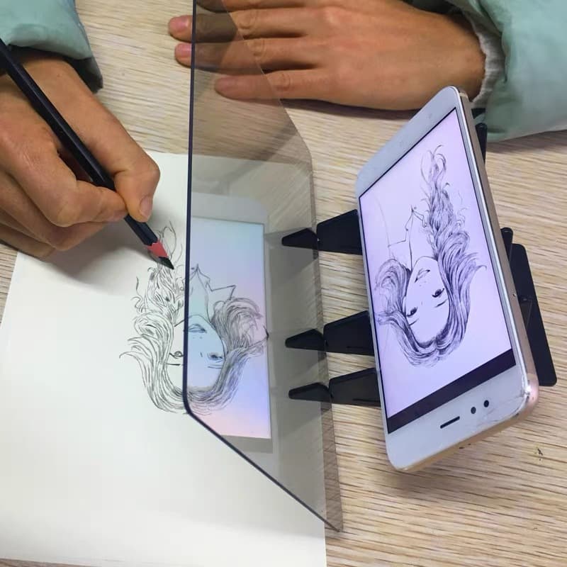 Projection Tracing Board Drawing Tool Light Box Copy Pad Phone Screen Projection Optical Sketch Easel