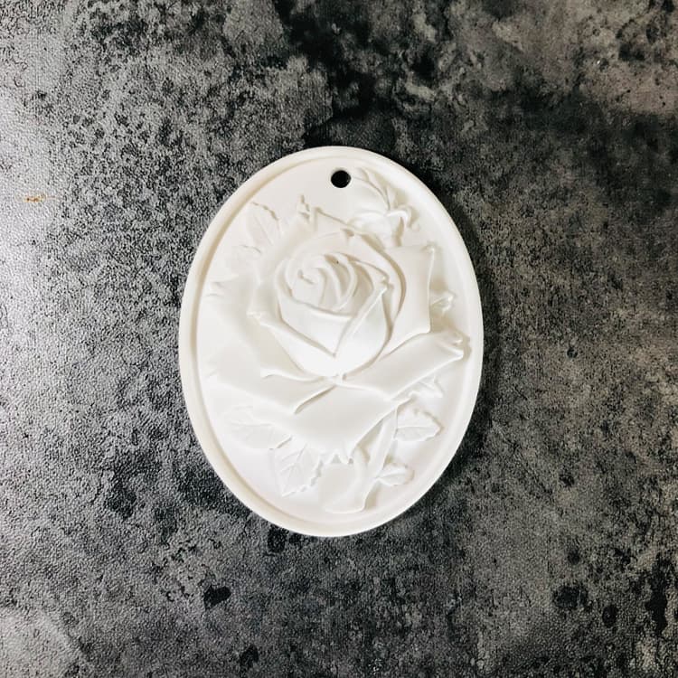 Fangwei Popular Korean Style Wardrobe Hanging Rose Scented Car Air Freshener Diffuser Gypsum Scented Card