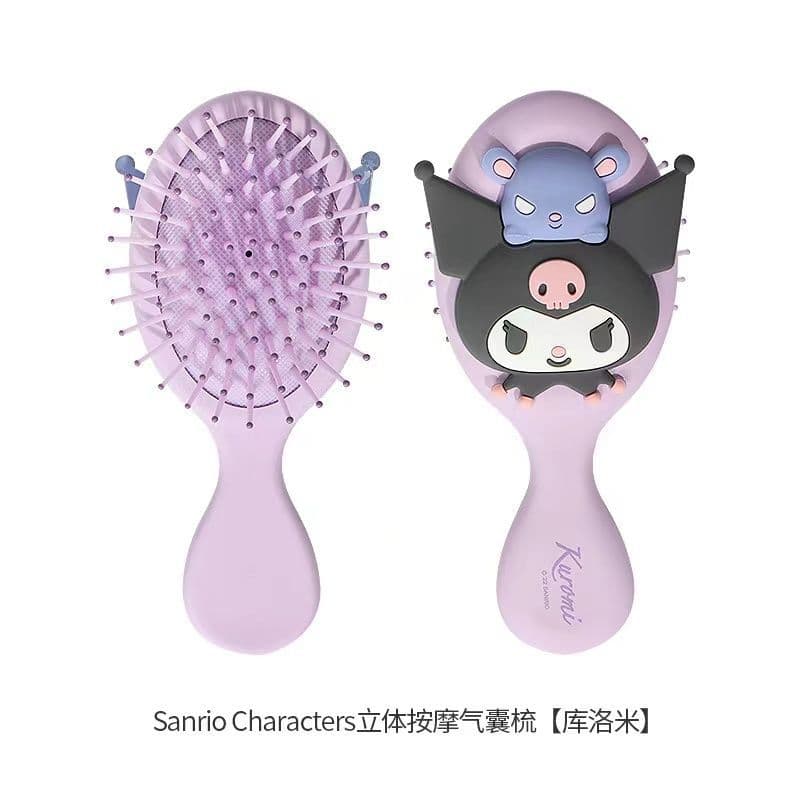 MINISO Sanrio Series 3D Massage Air Cushion Comb Portable Cute Mini Comb Wholesale