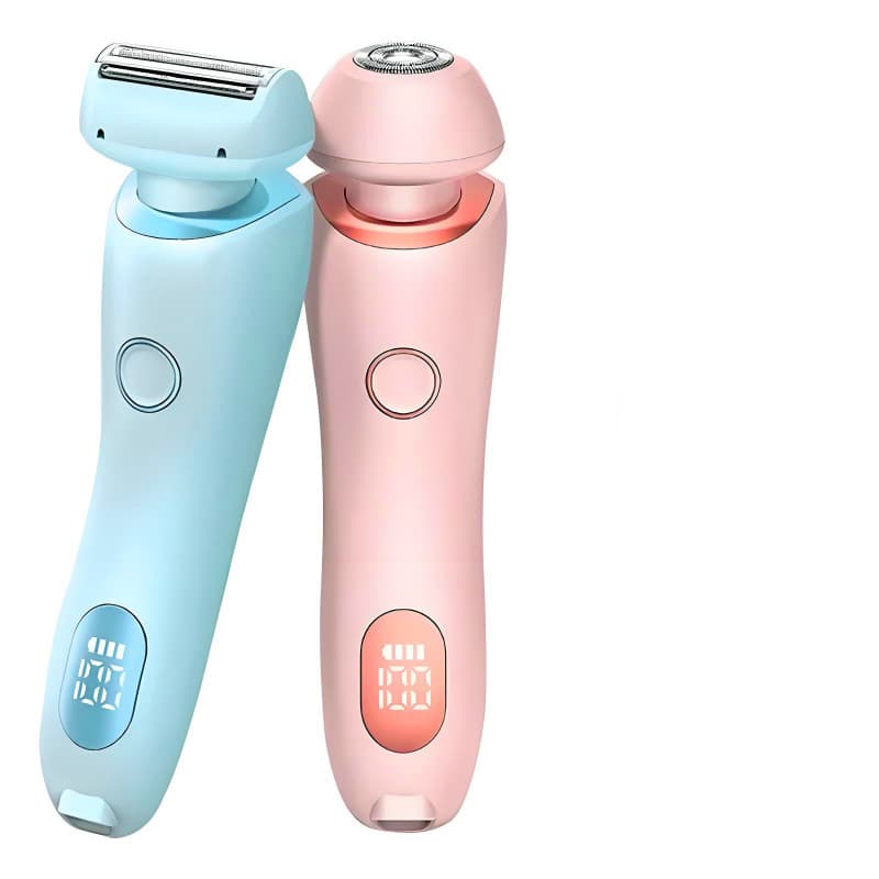 2-in-1 Hair Removal Epilator Women Bikini Armpit Wet Dry Use