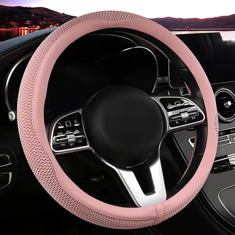 Ice Silk Steering Wheel Cover, Universal Fit, Car Interior Accessory