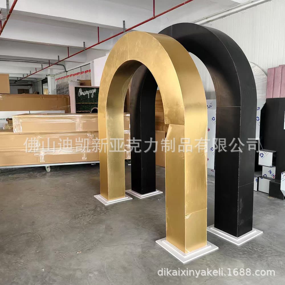 Wedding Arch Design, Event Layout, Venue Decoration, Acrylic Processing and Customization Source Manufacturer