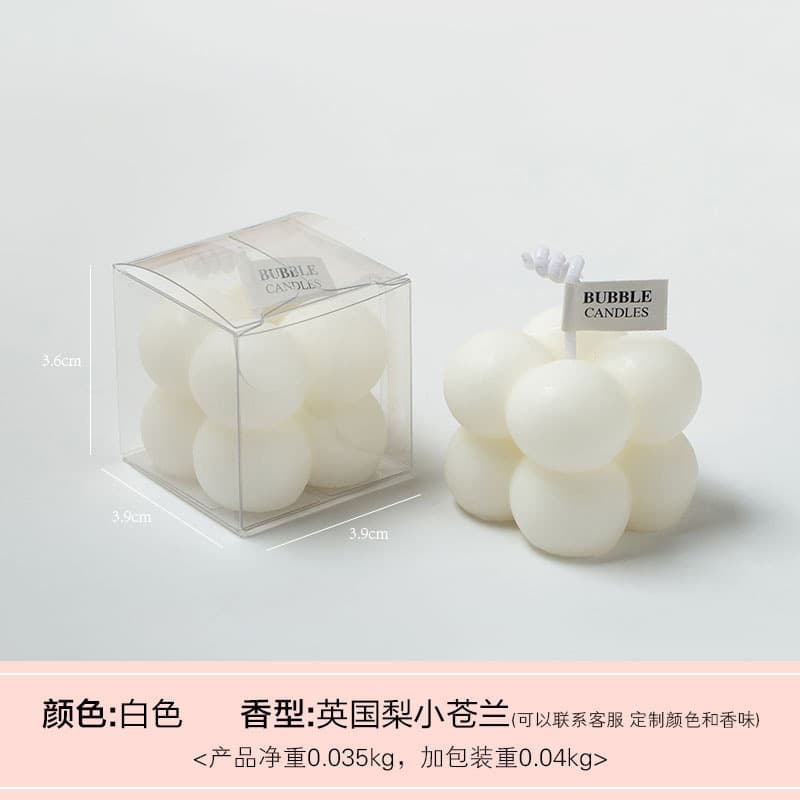 Creative Cube Aromatherapy Candle Premium Gift Birthday Candle Handmade Scented Cute Shaped Candle Wholesale