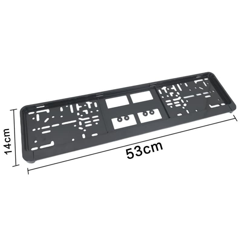 European standard license plate frame, Russian 5-carat license plate frame, European standard plastic PP material license plate frame in stock.