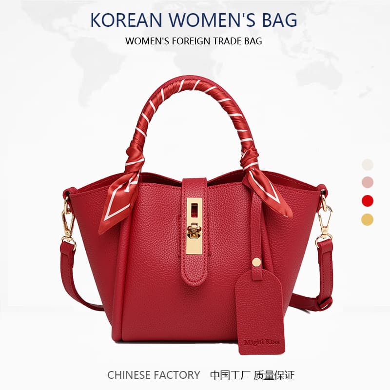 2025 New Fashion Women's Bag High-End Large Capacity Handbag Bucket Crossbody Bag
