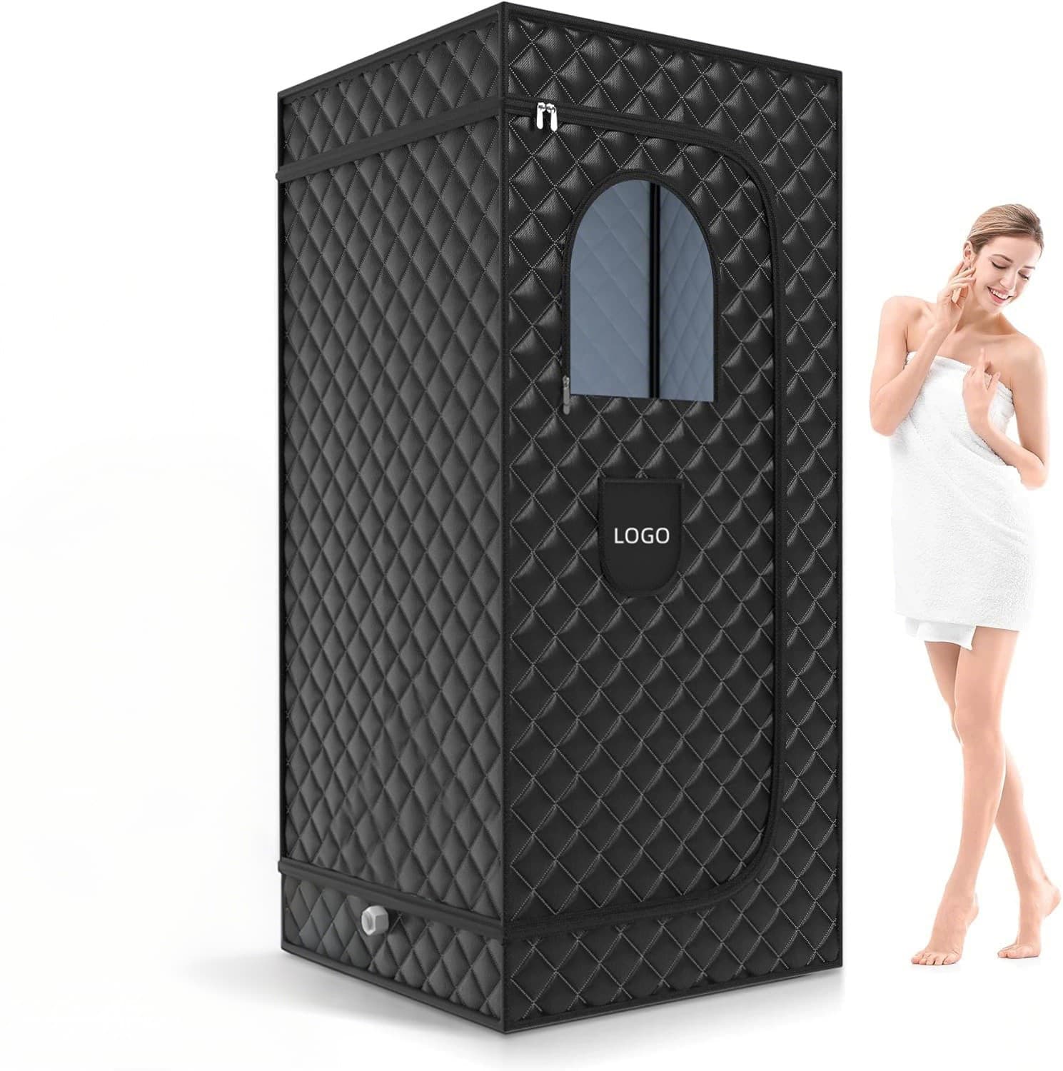 Separate Cover + Frame No Host Sauna Box Quadrilateral Detachable Folding Portable Sauna Box
