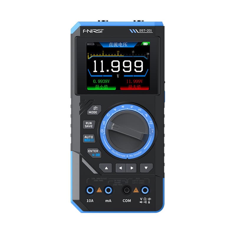 FNIRSI DST210/201 Three-in-One 4.5-Digit Digital Multimeter with 10M Bandwidth Oscilloscope and Signal Generator