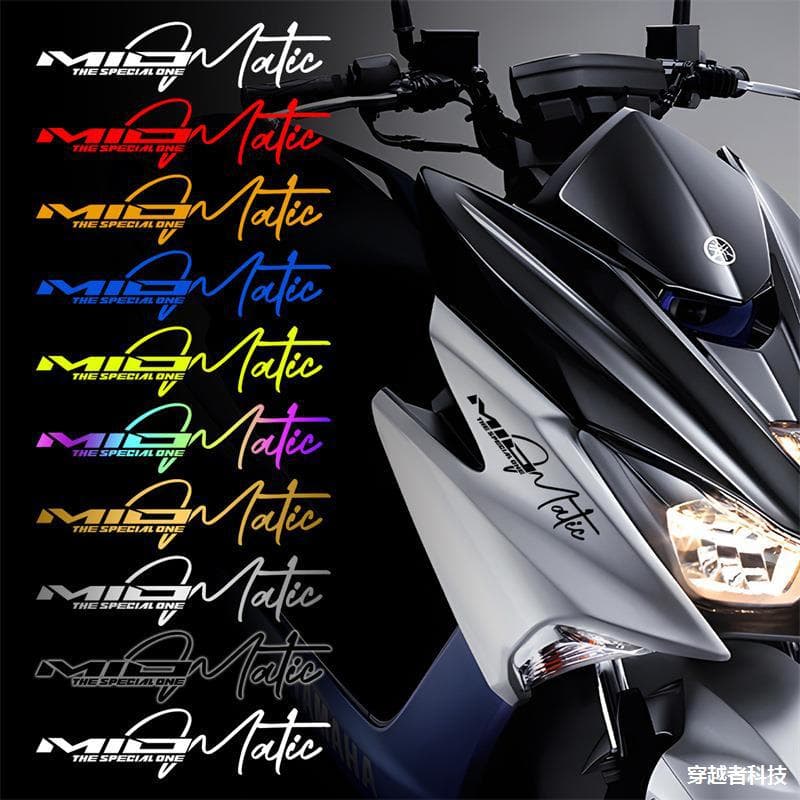 Waterproof Custom Decal Sticker for Yamaha Mio 125 Motorcycle Front Fairing Modification