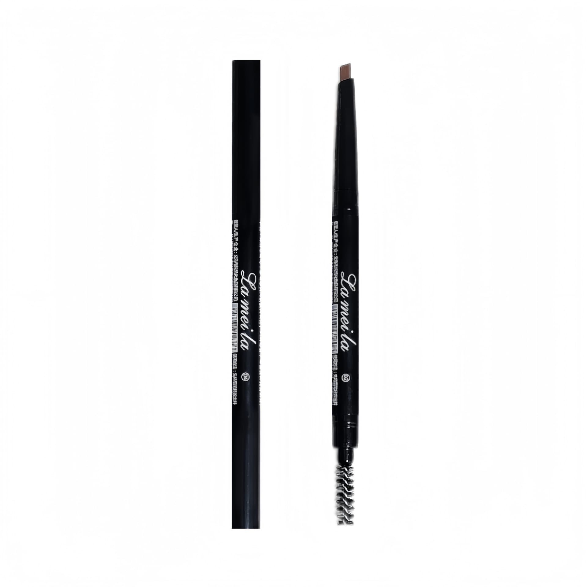 Lameila Dual-Ended Triangular Eyebrow Pencil with Brush Waterproof Sweatproof Long-Lasting 6111