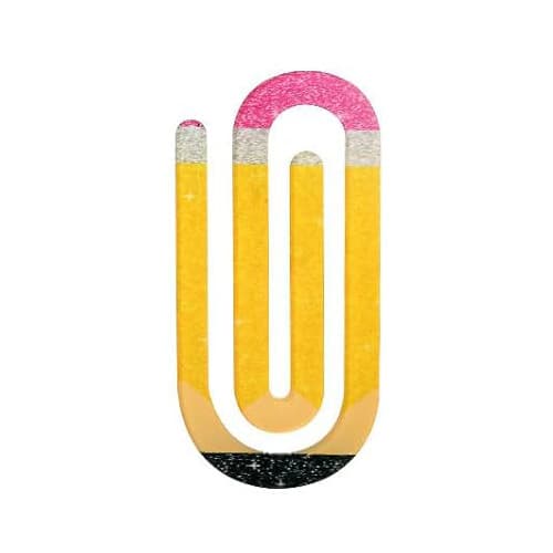 Pencil Heart Acrylic Bookmark DIY Gift Book Clip