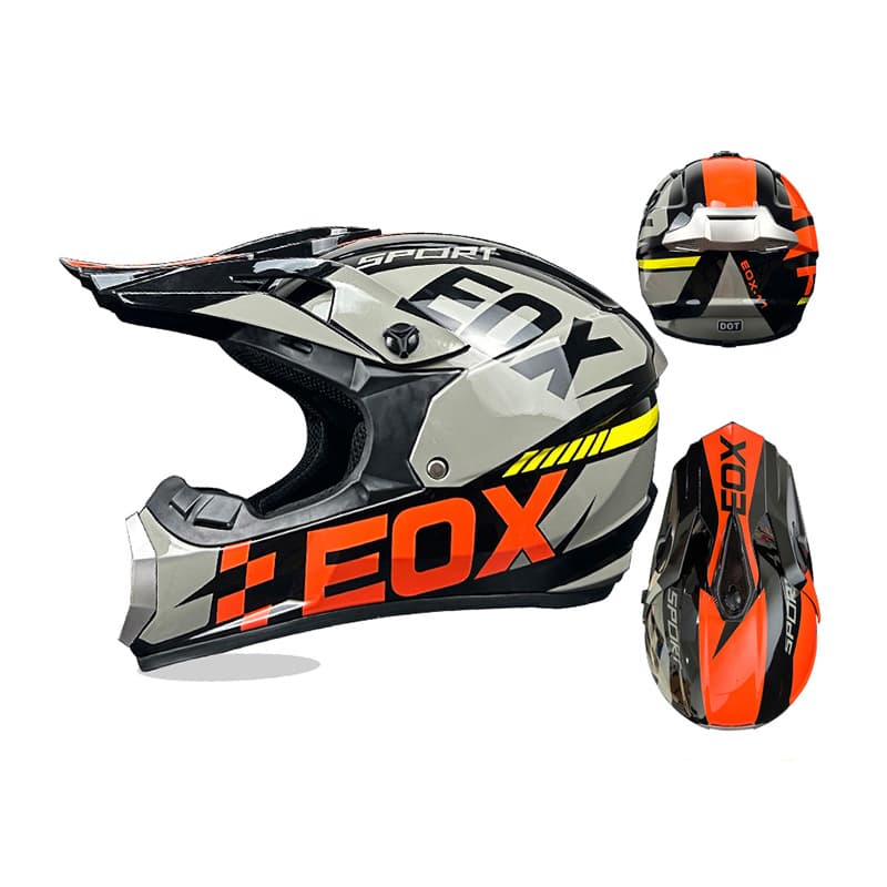Cross-border DOT Sand Off-road Helmet Full Face Motorcycle Helmet Youth Karting Safety Helmet