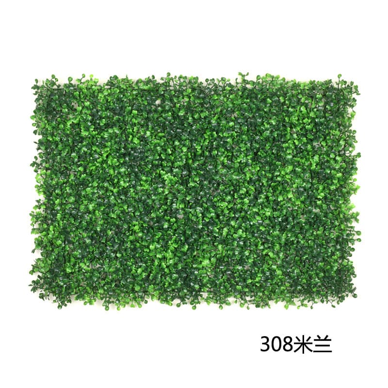Artificial Plant Wall Milan Decoration Eucalyptus Fake Turf Indoor Door Green Background Wall Fake Flower