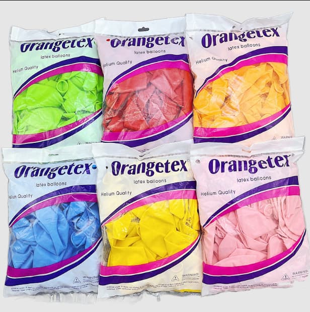 Thickened O brand 18-inch round latex balloons in macaron colors for birthday party decorations and scene setup.
