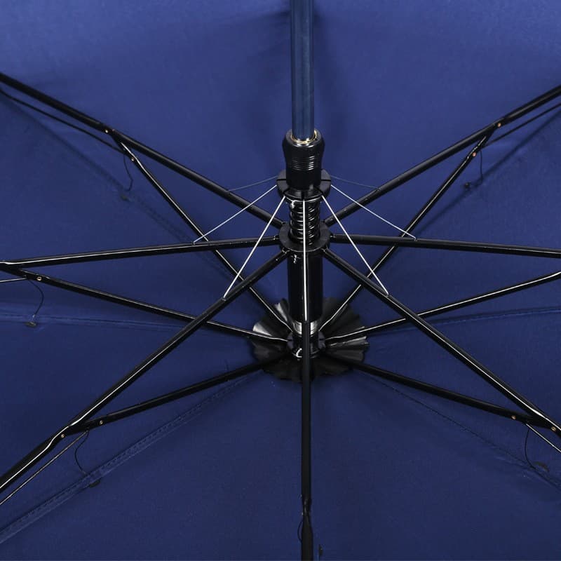 In Stock 56-Inch Extra Large Two-Fold Golf Umbrella Automatic Folding Business Gift Umbrella Custom Logo Printing