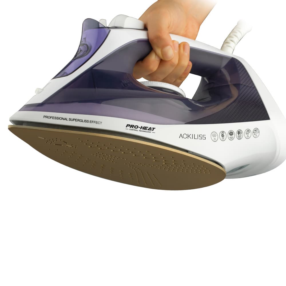 ACKILISS EU Standard Cross-border Portable Electric Iron Three Temperature Settings Pressure Type High Power Steam Iron