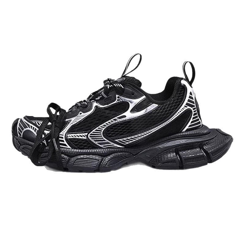 Authentic High-Quality Paris 3XL Vintage Dad Shoes with Mesh and Leather Combination for Men and Women, 2025 New Model Thick-Soled Sneakers