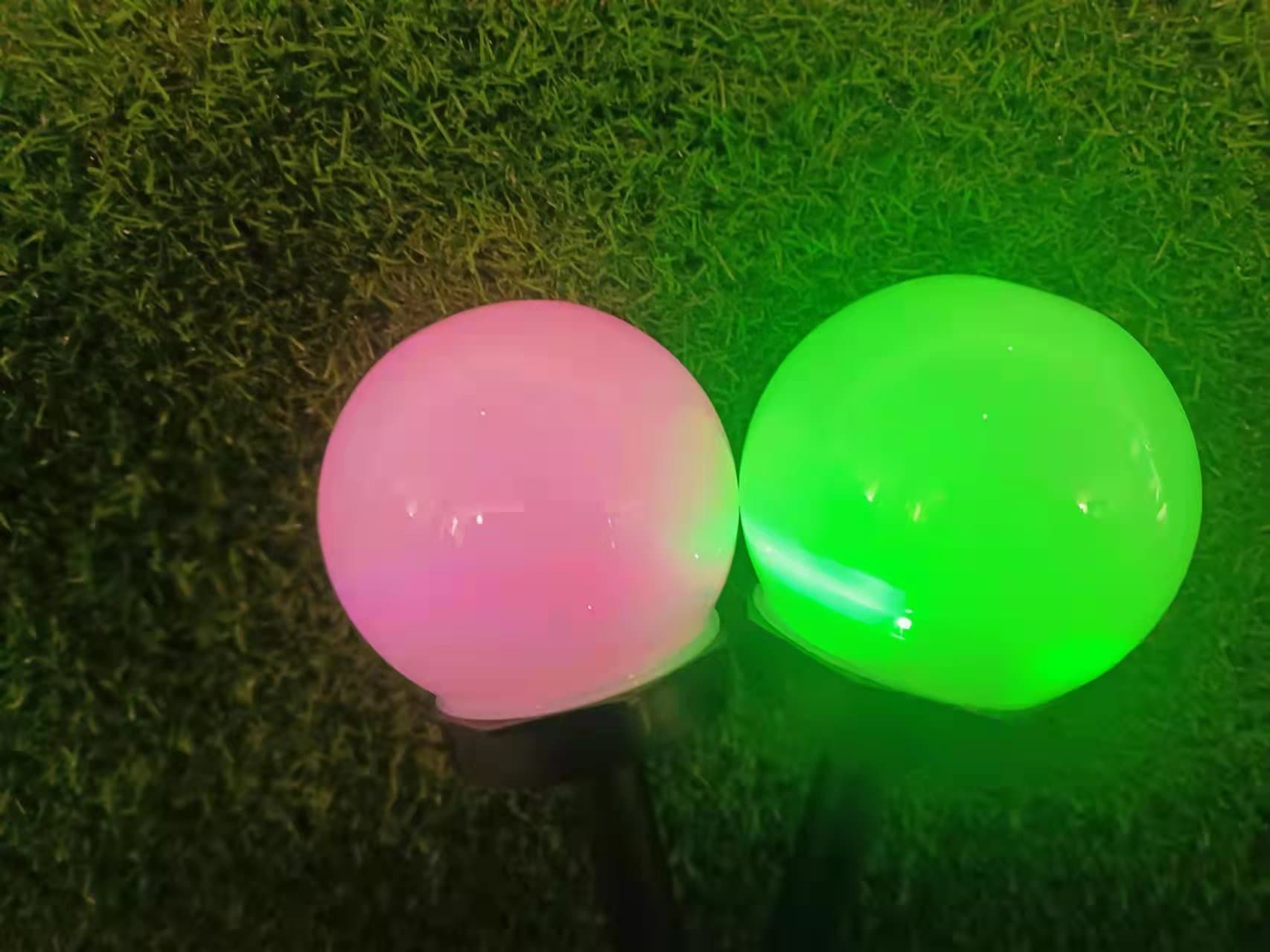 LED Solar Lawn Light White Bubble Ball Lawn Light for Community Park Villa Garden Lighting Decoration
