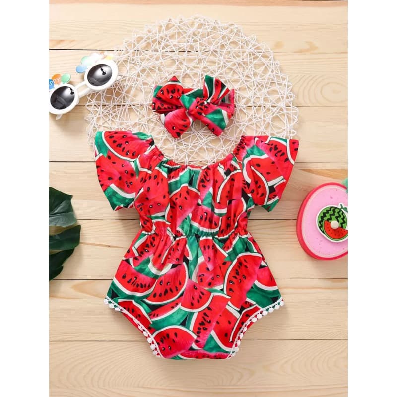 H 34623 Baby Camisole Triangle Romper