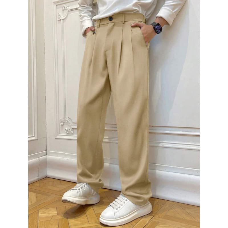 N 39613 Men's Loose Suit Pants Men's Loose-Fitting Suit Pants Cross-Border Aliexpress