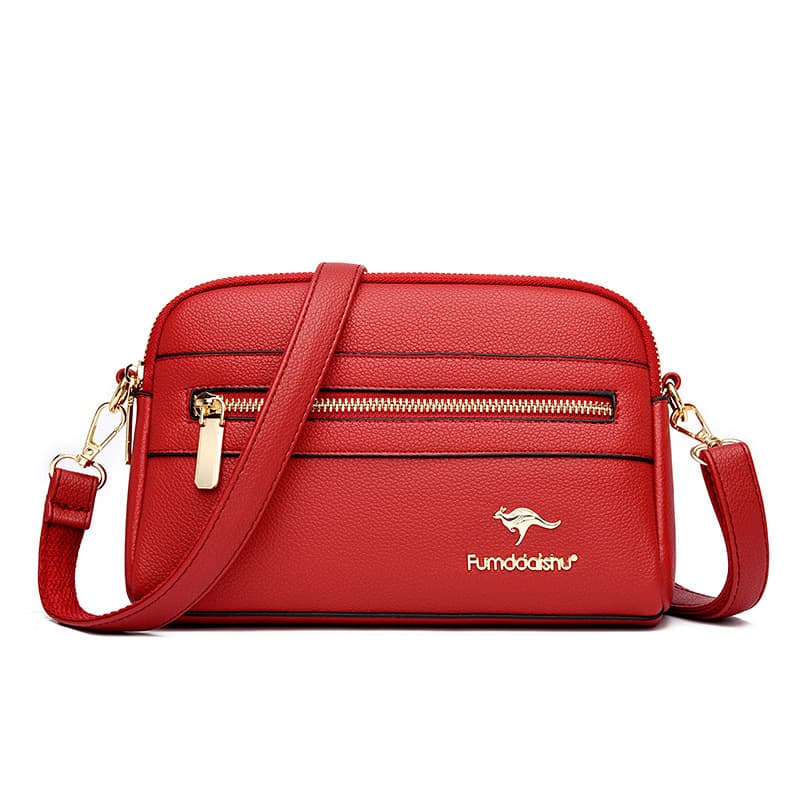 Women's Handbag 2022 Spring Summer Soft Leather Fashion Single Shoulder Crossbody Anti-Theft Phone Bag