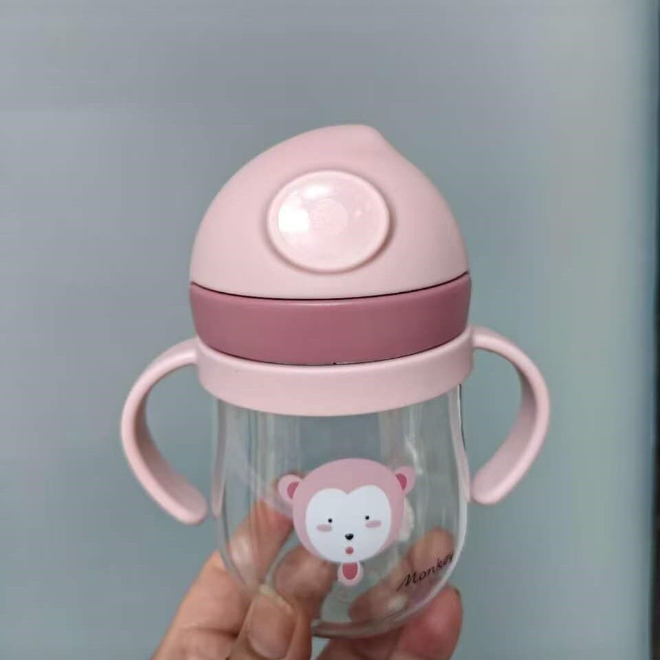CPC Certified Infant Straw Cup, 250ml, Leak-Proof with V-Shaped Straw